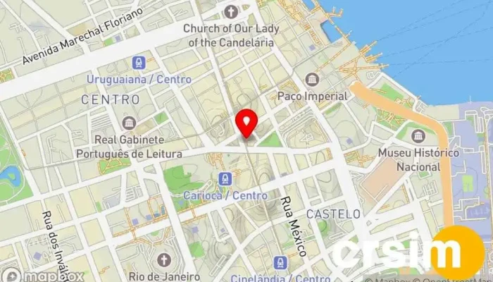 mapa de Claro Empresa de telecomunicação em Rio de Janeiro