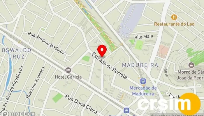 mapa de Claro Empresa de telecomunicação, Loja em Rio de Janeiro