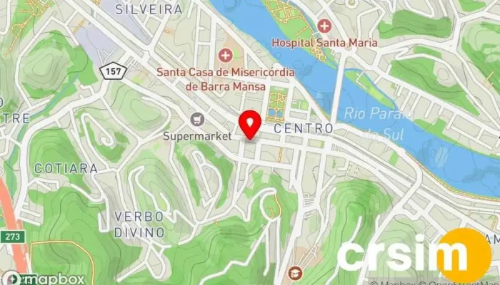 mapa de Claro Empresa de telecomunicação em Barra Mansa