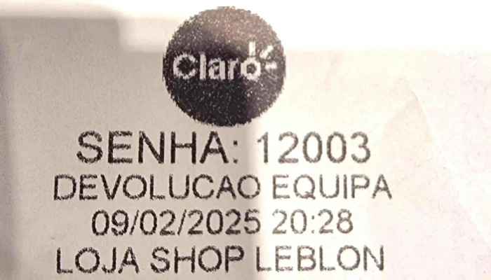 Claro -  Onde - Rio De Janeiro