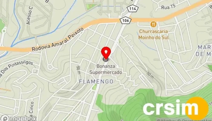 mapa de Clean Instrumentos Musicais Loja de Instrumentos Musicais em Maricá