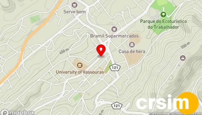 mapa de Closet 98 Loja de Roupa em R. Broadway