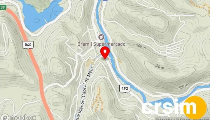 mapa de CM Roupas E Acessórios Loja de Roupa em Areal