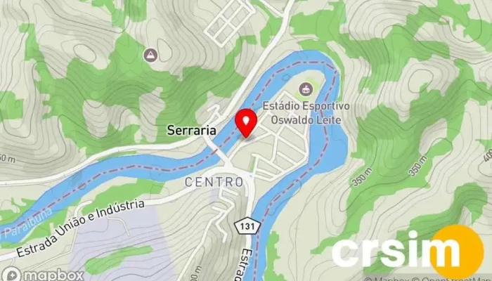 mapa de Colégio Coronel Antônio Peçanha Escola de ensino médio em Comendador Levy Gasparian