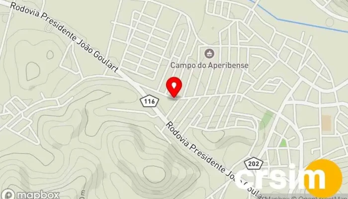 mapa de Comprar Online .Net Loja de artigos esportivos, Loja de roupas esportivas em Aperibé