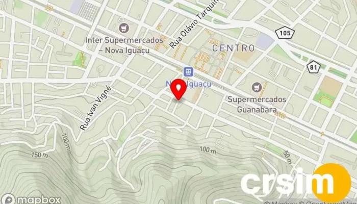 mapa de Cresci e Perdi Nova Iguaçu Loja infantil, Loja de moda infantil em Nova Iguaçu