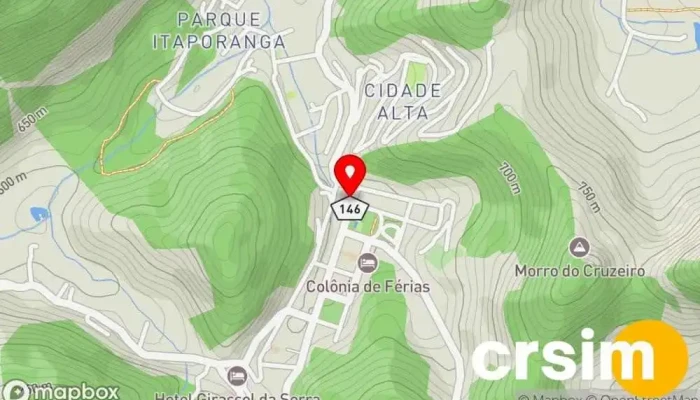 mapa de Criativas Modas Loja de Roupa em Santa Maria Madalena
