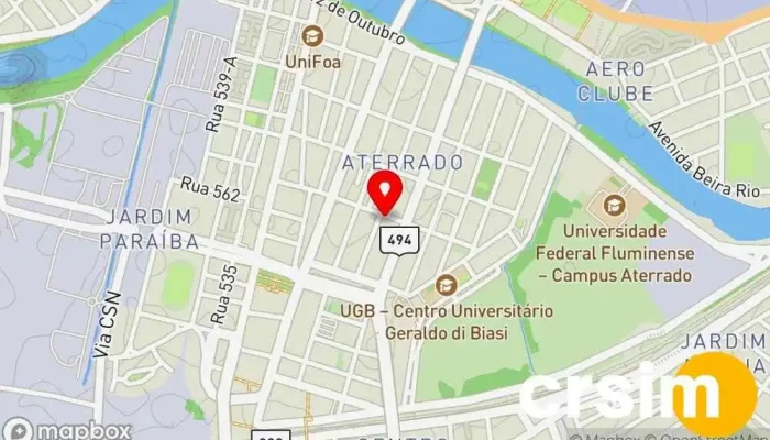 mapa de Crush Store Loja de Roupa em n° 152 - Loja 2 - Aterrado