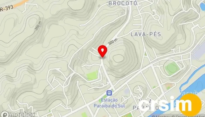 mapa de CT Das Marcas Loja de Roupa em Paraíba do Sul