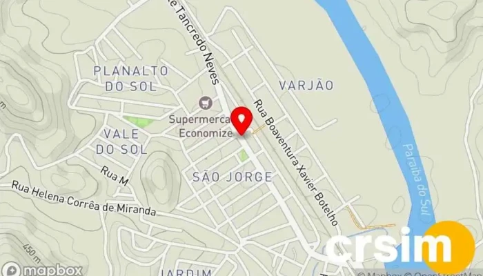 mapa de Culture Loja de Roupa em Pinheiral