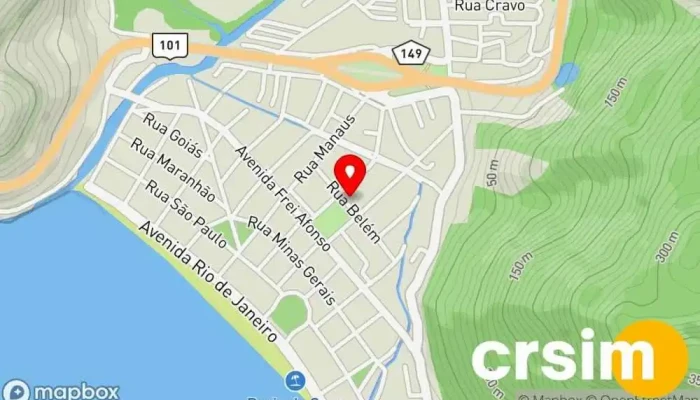 mapa de D Atrevida Roupas & Acessórios Loja, Loja de Roupa em Mangaratiba
