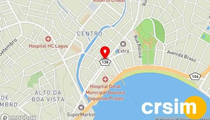mapa de Danker Loja de roupas para jovens em Araruama
