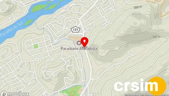 mapa de Dany Modas Loja de Roupa em Paraíba do Sul