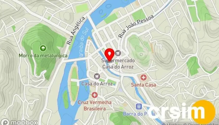 mapa de Dárius By Trifil Loja de Roupa em Barra do Piraí