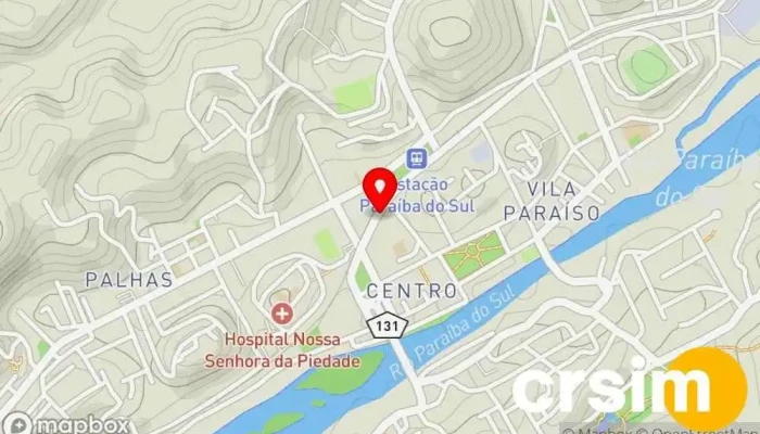 mapa de DELICATTA Loja de Roupa em Paraíba do Sul