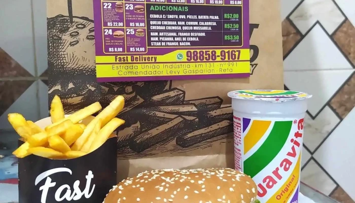 Delicias Burguer Cardapio - Comendador Levy Gasparian