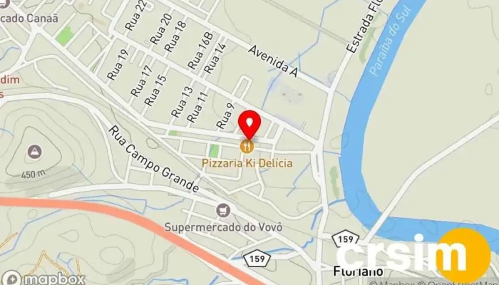 mapa de Depósito de cimento RIDS Loja de materiais de construção em Porto Real