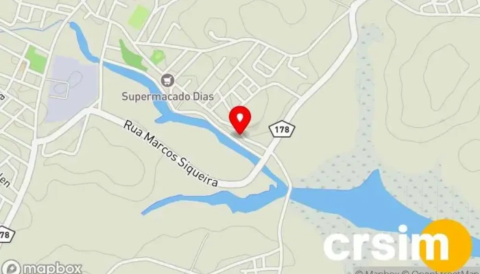 mapa de Depósito De Gelo e Peixaria do Valdenir Burranha Loja de frutos do mar em Carapebus
