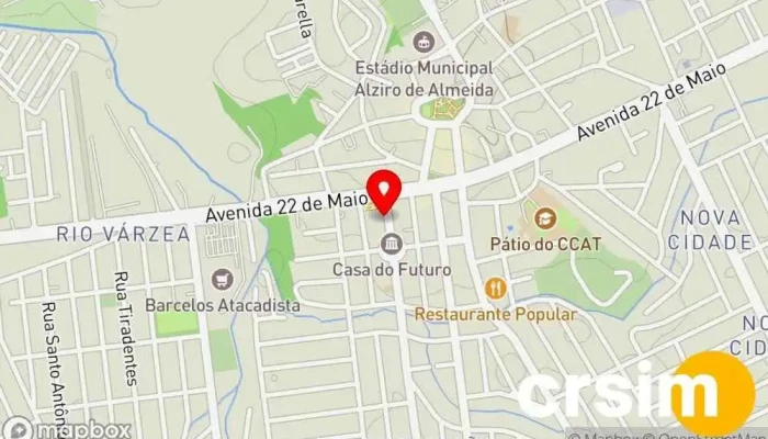 mapa de DINIZ TOP 20 Loja em Itaboraí