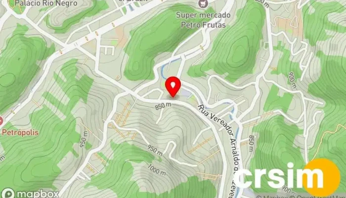 mapa de DNZ Rio Loja de Roupa em Petrópolis