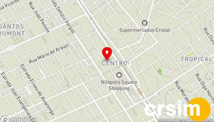 mapa de Dona Go Loja de Fábrica Loja de Roupa em Nilópolis