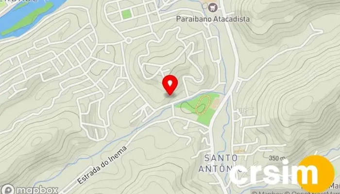 mapa de Dy Paula Modas Loja de roupas para ocasiões formais em Paraíba do Sul