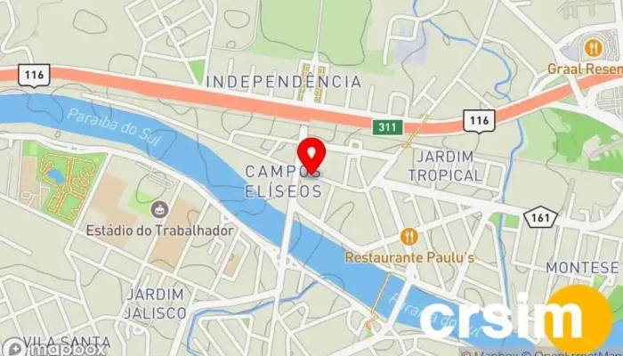 mapa de ÉDMAIS Resende Loja de departamento em Resende
