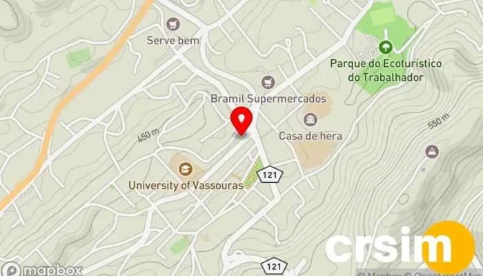 mapa de ÉDMAIS Vassouras Loja de Roupa em - Sala 01/04 - Centro
