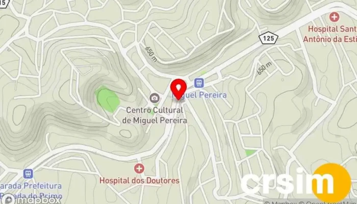 mapa de Elevação Loja de moda masculina em Miguel Pereira