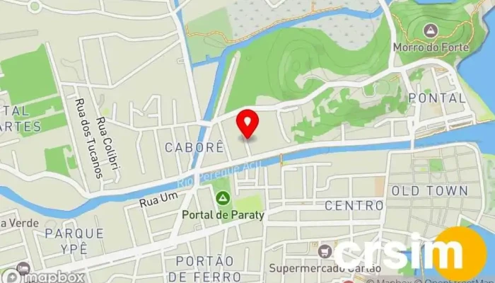 mapa de Elite Venâncio Surf Wear Loja de Roupa em Paraty
