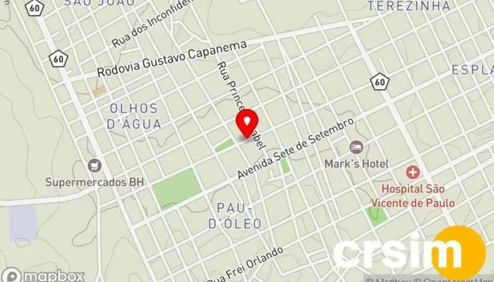 mapa de Embala Tudo Atacadista em - CENTRO