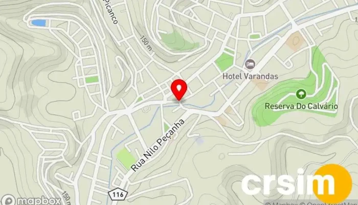mapa de Emipê Boutique Loja de Roupa, Loja de acessórios de moda, Loja de moda feminina em Miracema