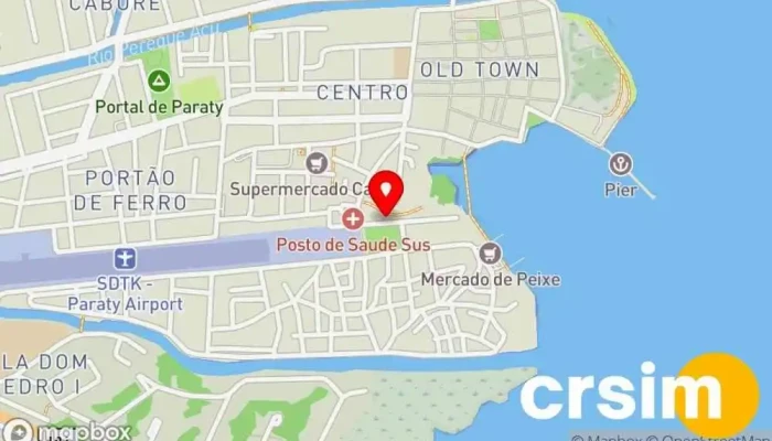 mapa de Empório das massas paraty Loja de massas em Paraty