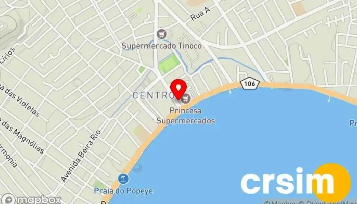 mapa de Entre Elas e Eles Loja de roupas esportivas em Iguaba Grande