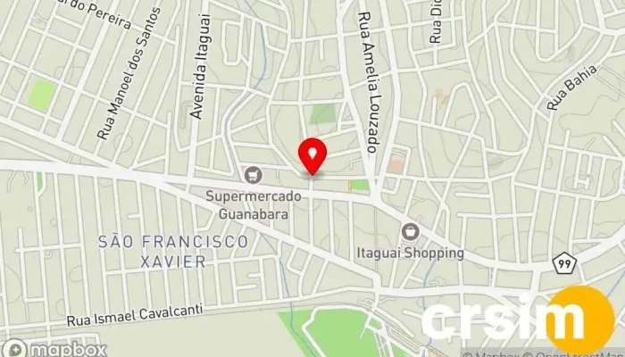 mapa de Erika Carvalho Boutique Loja de moda feminina, Loja de Roupa em Itaguaí