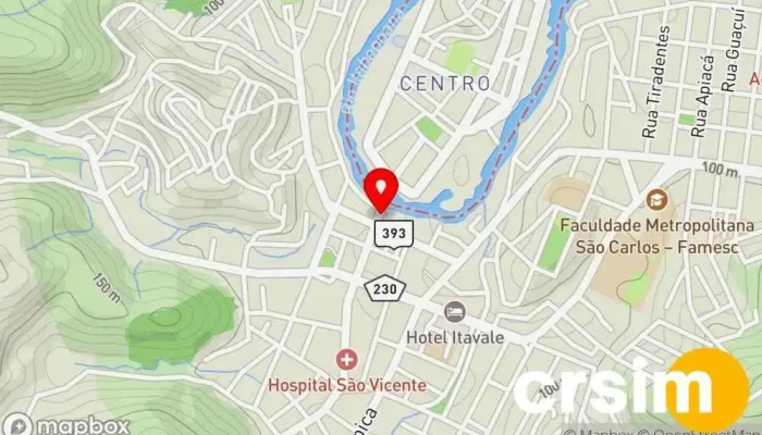 mapa de Espaço chic Loja de Roupa em Bom Jesus do Itabapoana