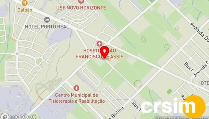 mapa de Espaço Paula Soares Loja de Roupa em Porto Real