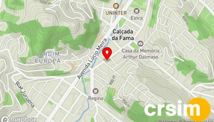 mapa de Estação Versátil Loja de moda feminina em - Várzea