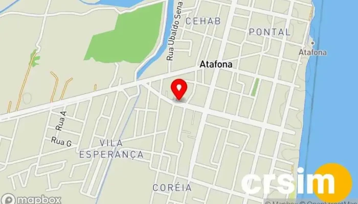 mapa de Estações Moda Fitness Loja de roupas para atividades externas em São João da Barra