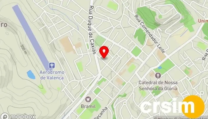 mapa de Eva Moda Íntima - Valença - RJ Loja especializada em roupas íntimas em - Centro