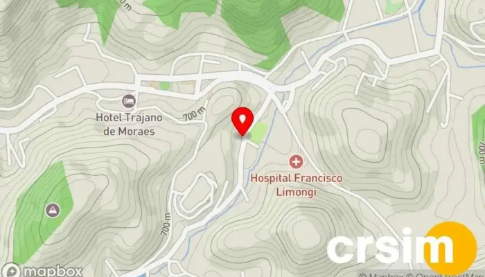 mapa de Evaldo Rações Loja de ração em Trajano de Moraes - RJ