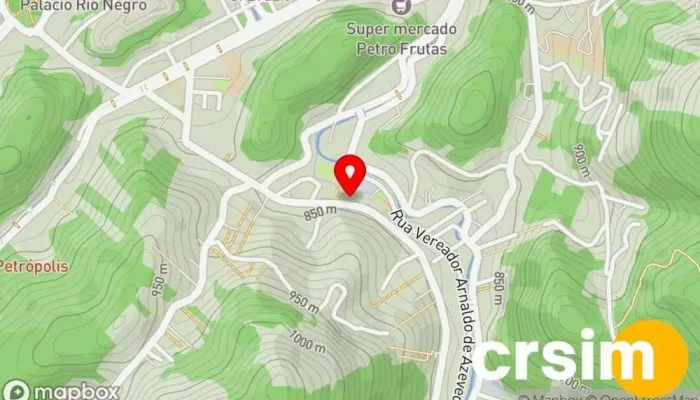 mapa de Evasê Loja de Roupa em Petrópolis