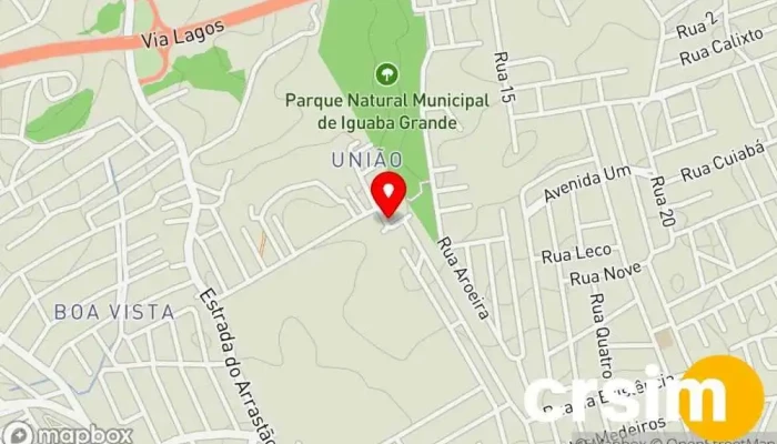 mapa de EVR OUTLET Loja de Roupa em Iguaba Grande