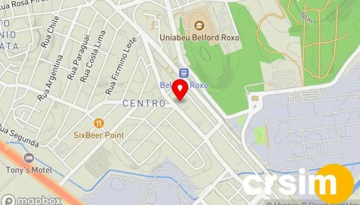 mapa de Exclusiva Cosméticos Loja de cosmético em Belford Roxo