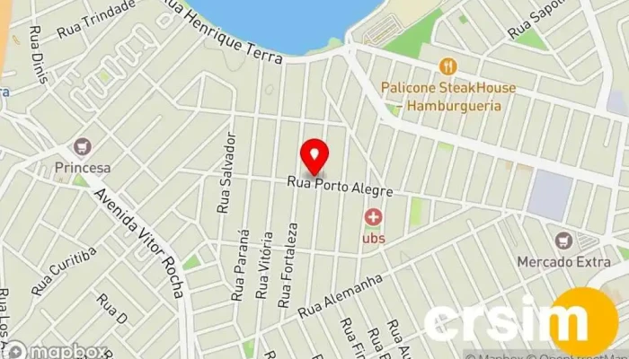 mapa de Ferbrum Loja de Roupa em Cabo Frio
