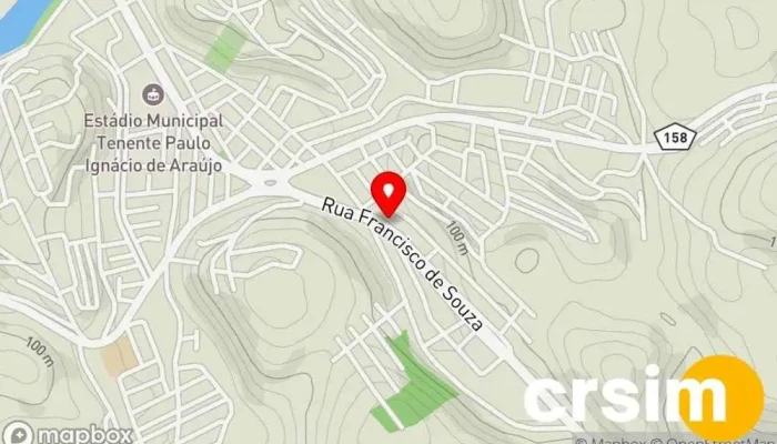 mapa de FERRAZ MOTOPEÇAS Loja de peças para motocicletas em Itaocara