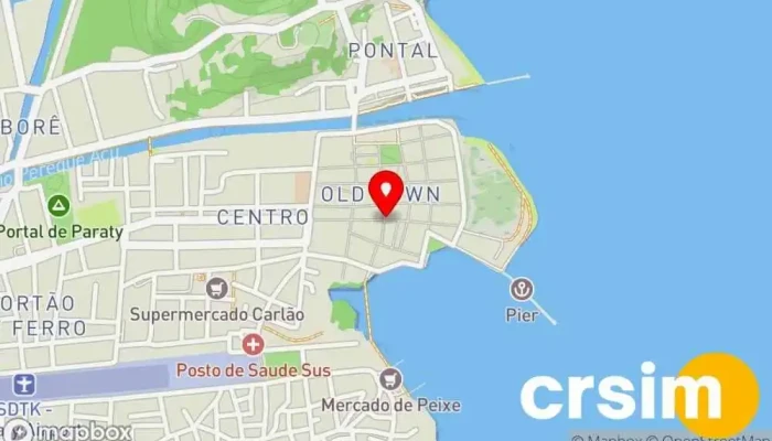 mapa de Flor De Liz Loja de botas em Paraty