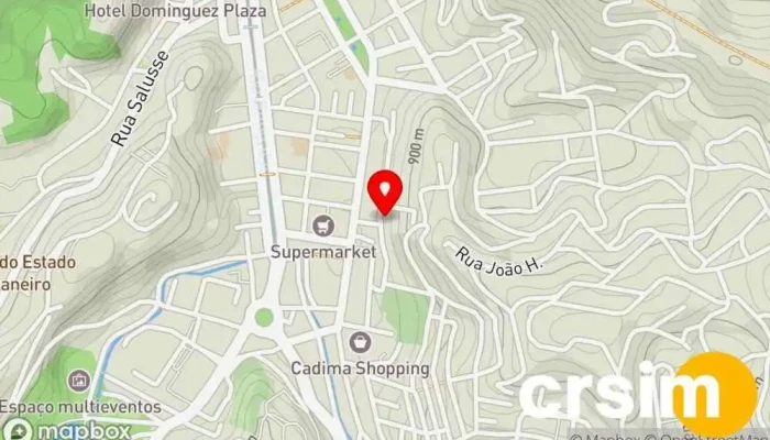 mapa de Flower Hill Confecções Loja de lingerie em Nova Friburgo