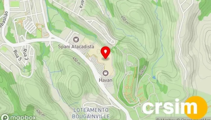mapa de Fluminense FC - Loja Oficial Volta Redonda (Shopping ParkSul) Loja de roupas esportivas em - Loja 112 - São Geraldo