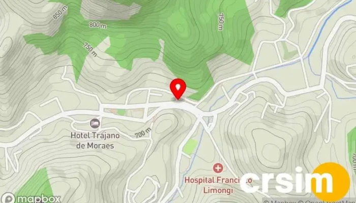 mapa de Fórum Desembargador Geraldo Toledo Fórum municipal em R. Rui Barbosa
